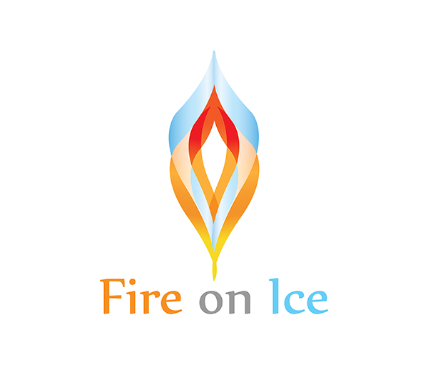 fire on ice logo design
