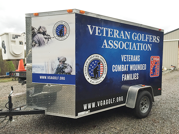 golf trailer wrap