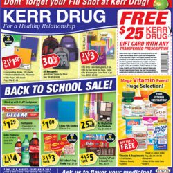 Kerr Drug Pharmacy Drug Store Circular