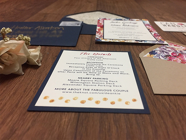 wedding invitation design