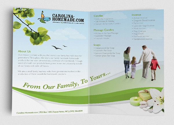 brochure bi-fold design