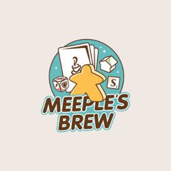 Meeple’s Brew Board Game Cafe Logo