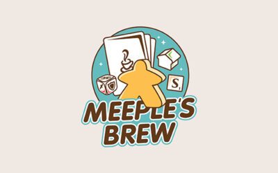 Meeple’s Brew Board Game Cafe Logo