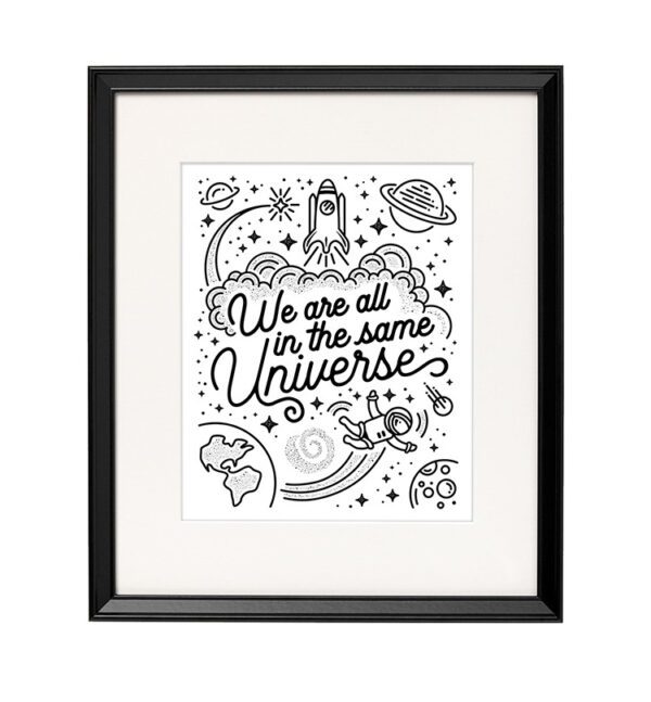 outerspace art print