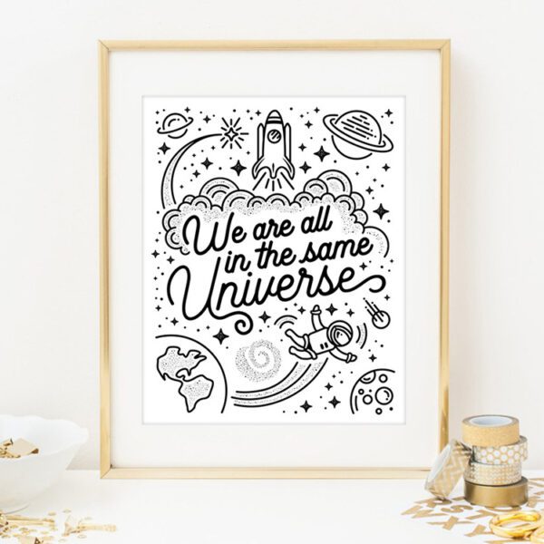 outerspace art print