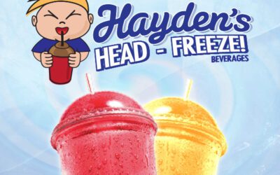 Hayden’s Head Freeze Drink Logo Design