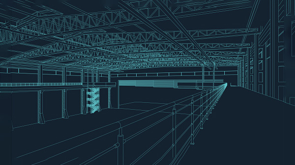 wireframe industrial